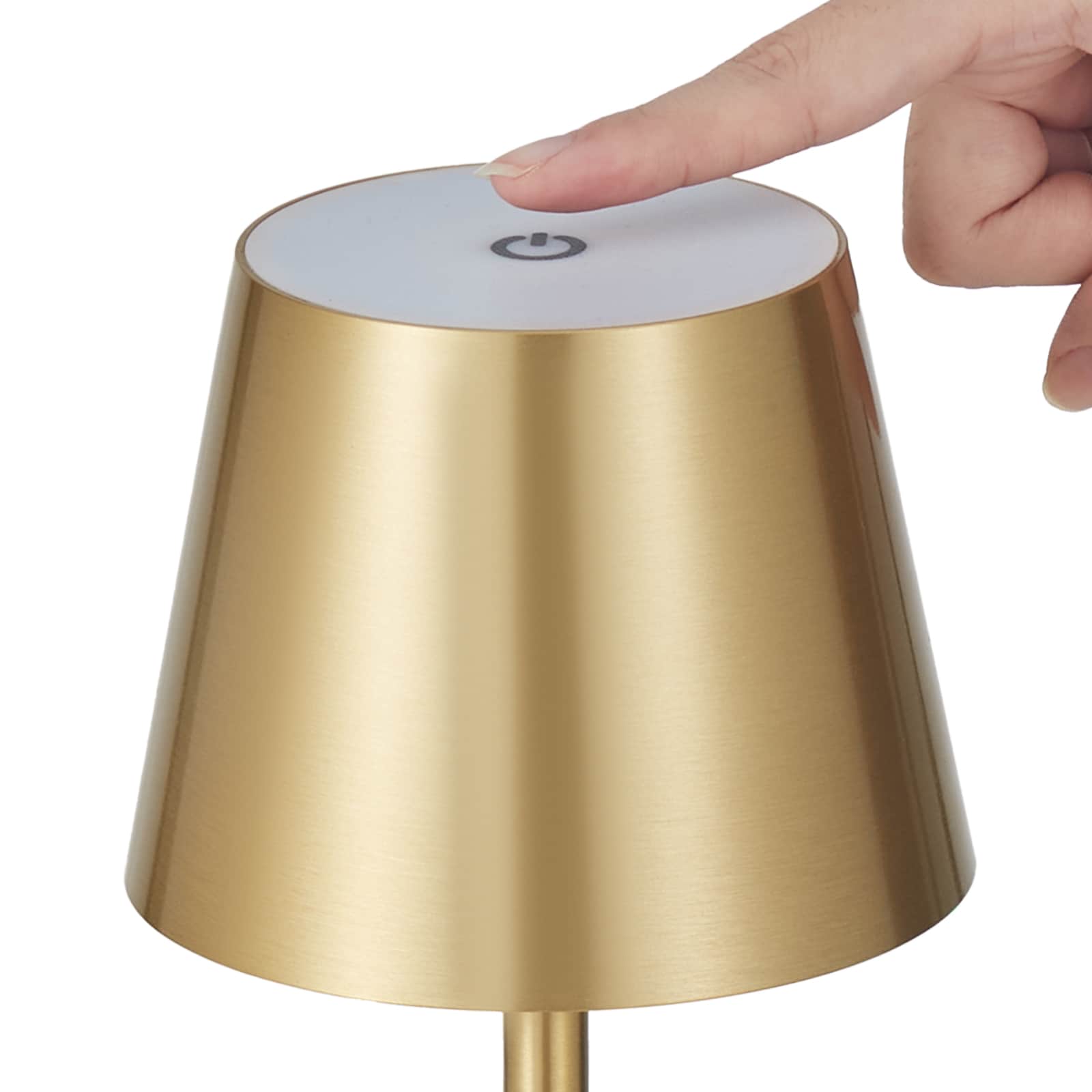 Cordless Table Lamp Rechargeable Gold Led Desk Lamp Adjustable_voghion.com